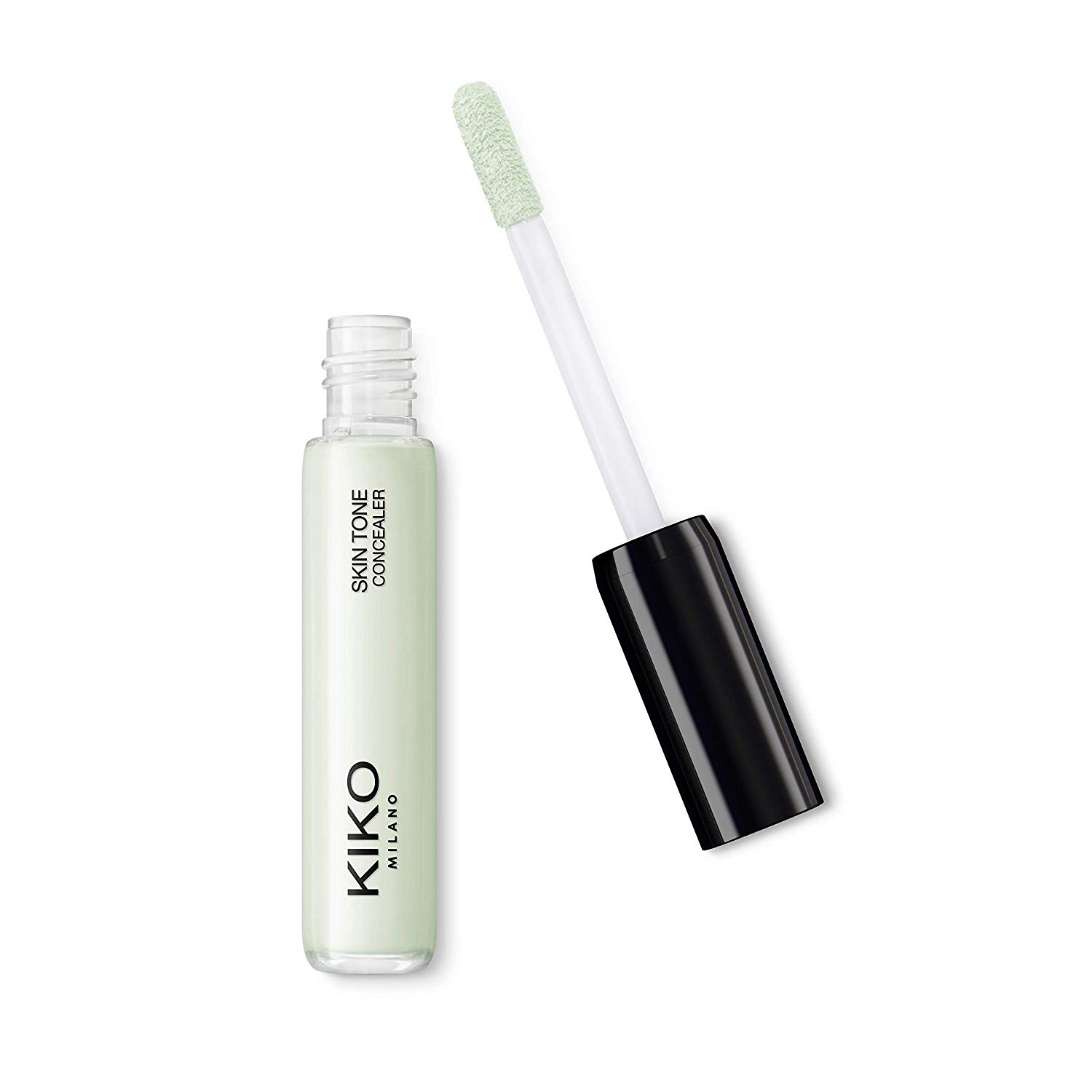 KIKO Milano Skin Tone Concealer - 01 | Liquid, Smoothing Concealer with Natural Finish, green ‎01