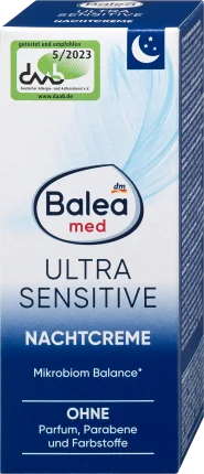 Balea MED Night cream ultra sensitive, 50 ml