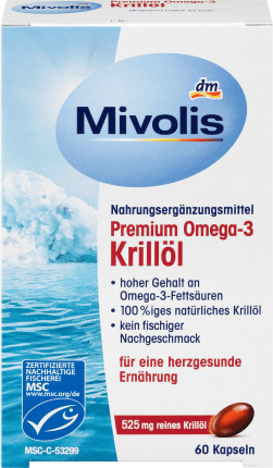 Mivolis Premium Omega-3 Krill oil, capsules 60 pcs., 45 g