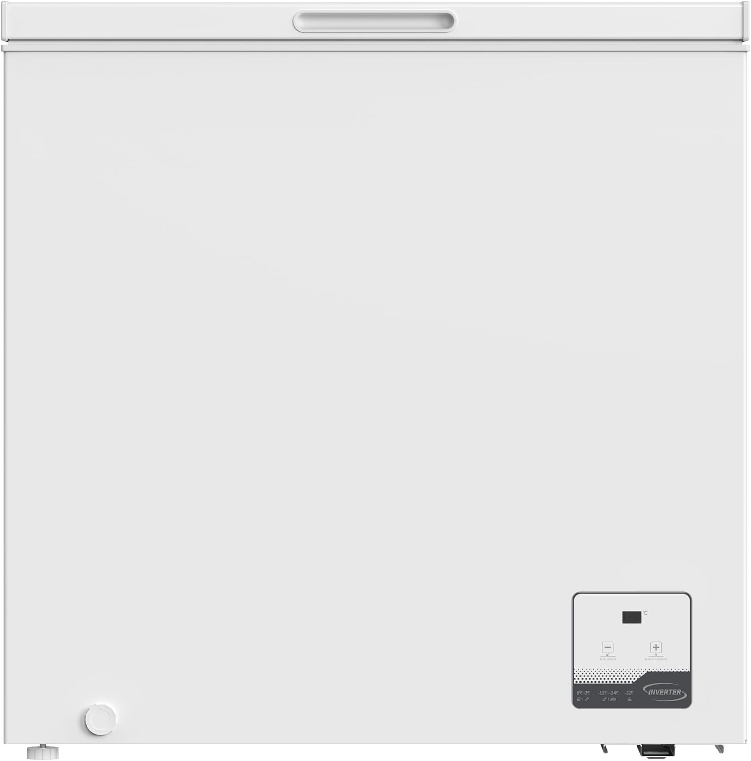GT200SD Freezer 199 L - White - 83.5 x 82.3 x 55.6 cm - Energy Class D - Quick Freeze - 41 dB - 160 kWh/Year - LED Lighting - Freestanding
