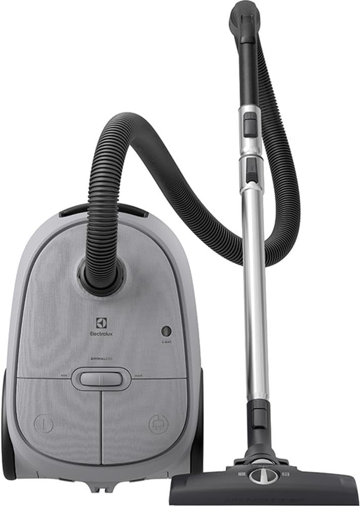 Electrolux 600 EB61A5UG Vacuum Cleaner with Bag, Grey, 3 Brosses + Animal Kit + 1 Accessory
