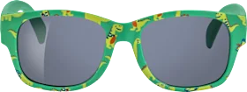 SUNDANCE Sunglasses kids green frame with dinosaurs, 1 pc
