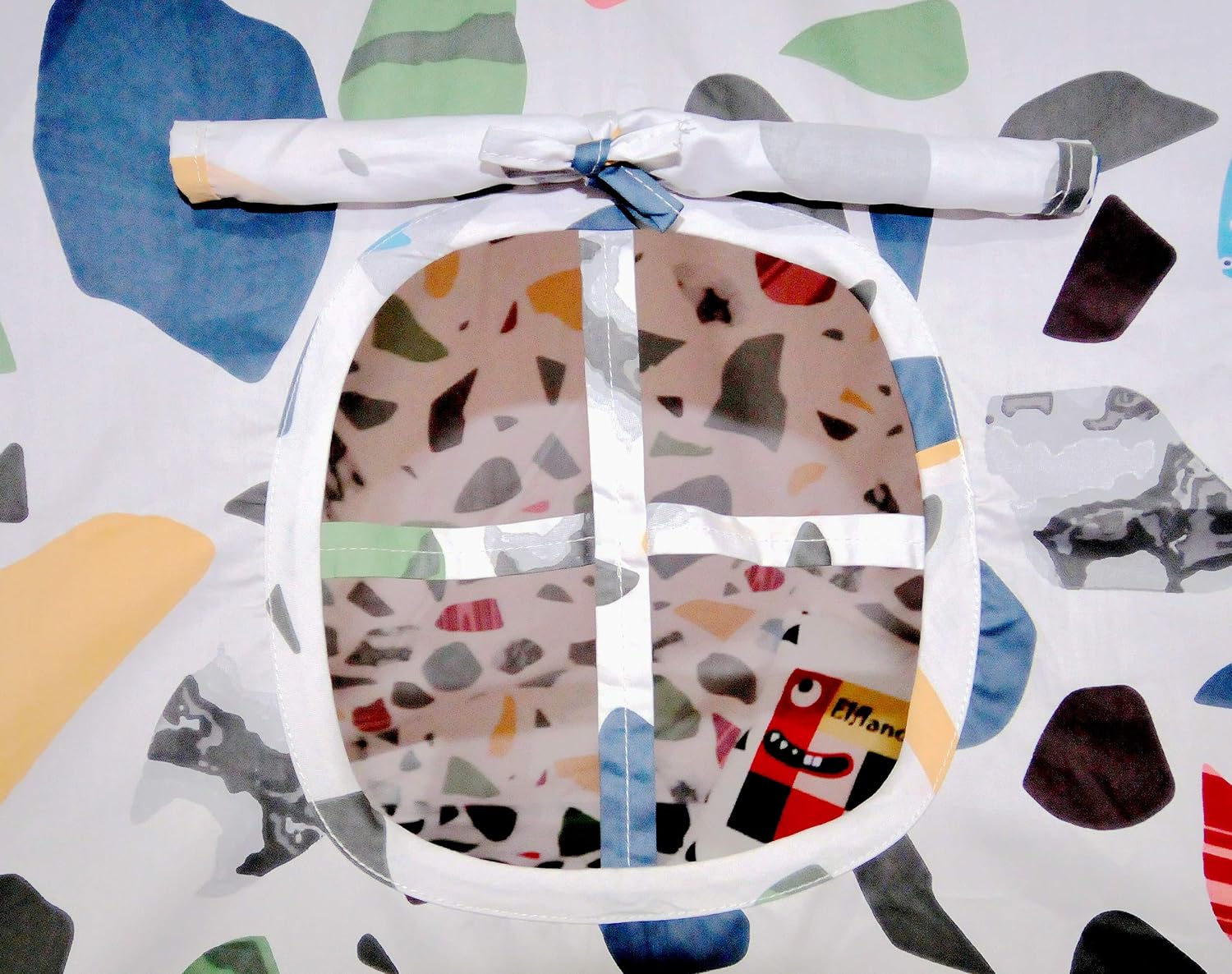 Ecowelle Elflandis Teepi cotton kids play tent with mat and storage bag.