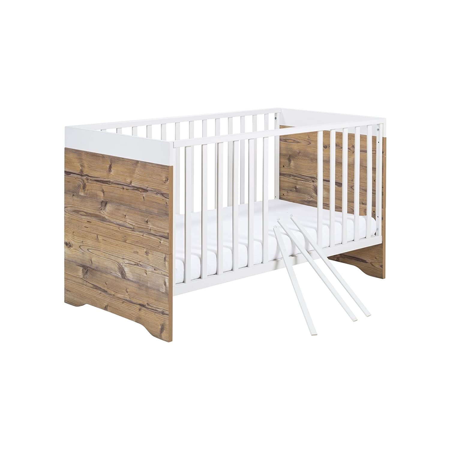 Schardt Timber Convertible Cot 70 x 140 cm Bram Stoker Mountain Spruce