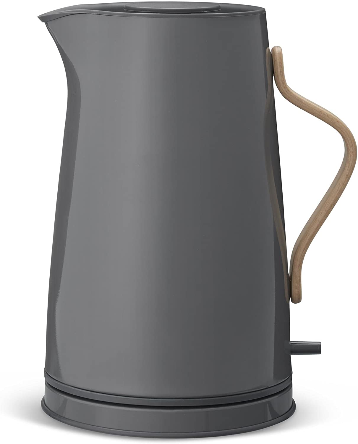 Stelton Emma Kettle 1.2 L Glossy Grey Glossy L x W x H 20 x 16 x 26 cm 220-240 V 50-60 Hz 1850-2200 W Beech Wood Handle with EU Plug