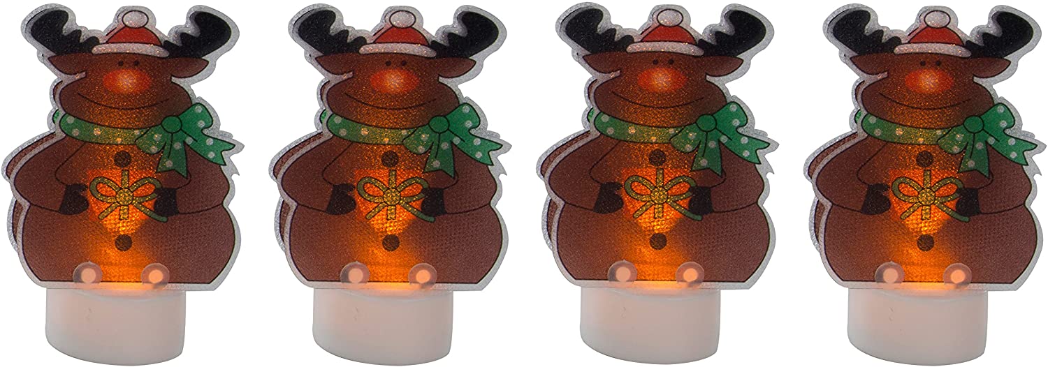 Decoline Led Tealight With Motif Set Of 4