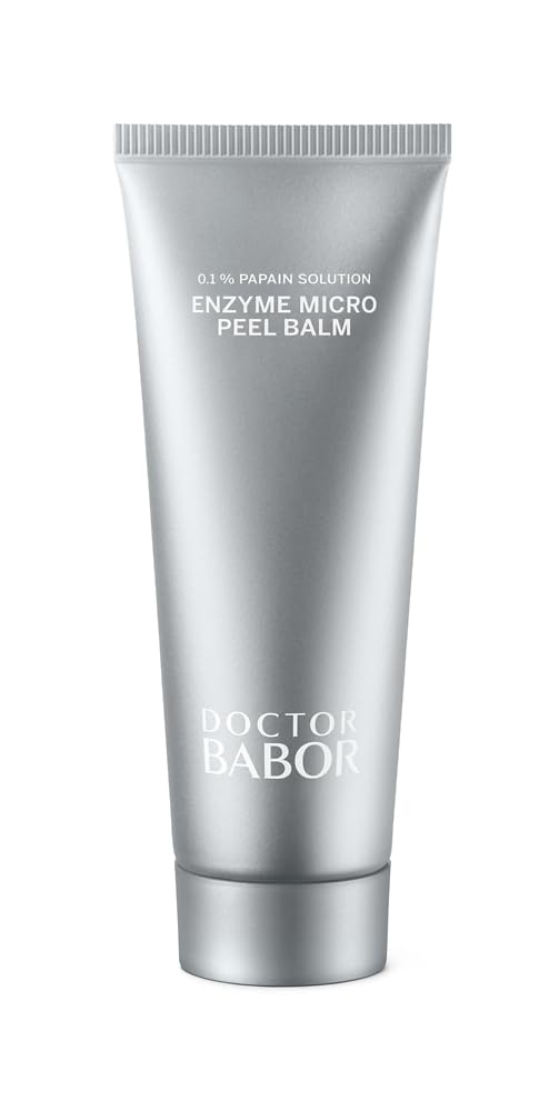 DOCTOR BABOR Enzyme Micro Peel Balm, Gentle Exfoliating Balm for Radiant Skin, Effective Exfoliation with Papain Enzyme & Sugar Peel Bodies, Vegan, 75 ml