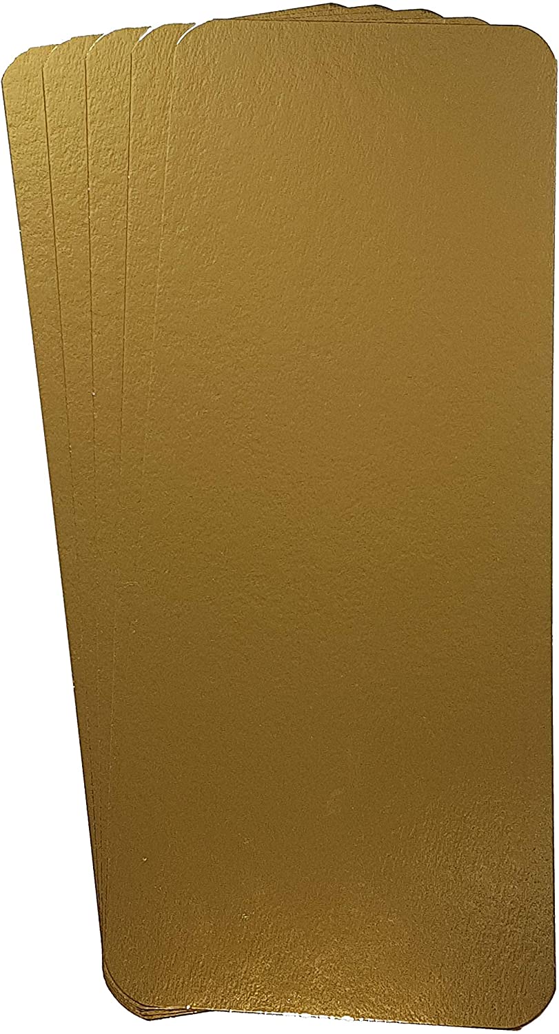 equipster 50 x Salmon Boards 140 x 360 mm Gold/Silver Salmon Trays for Vacuuming