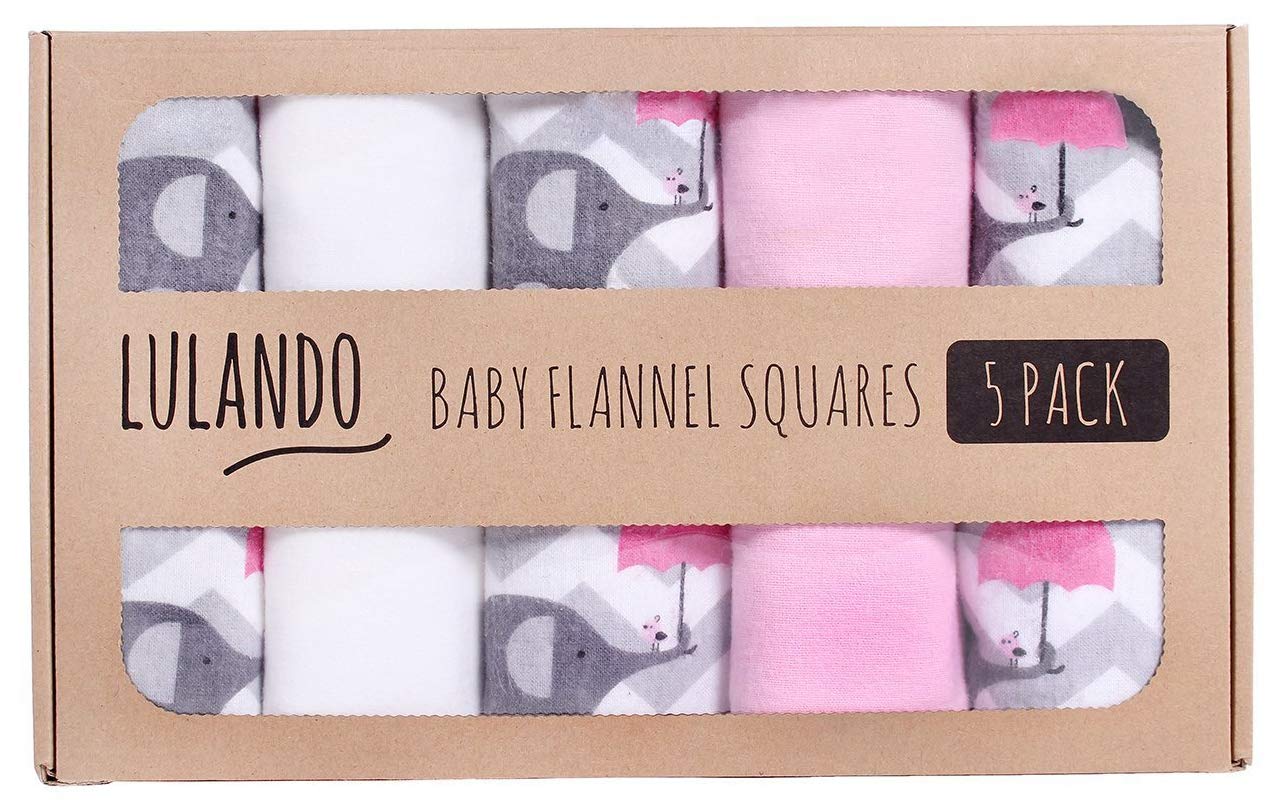 Lulando Cloth Nappies And Molton Cloths 70 X 80 Cm – Pack Of 5