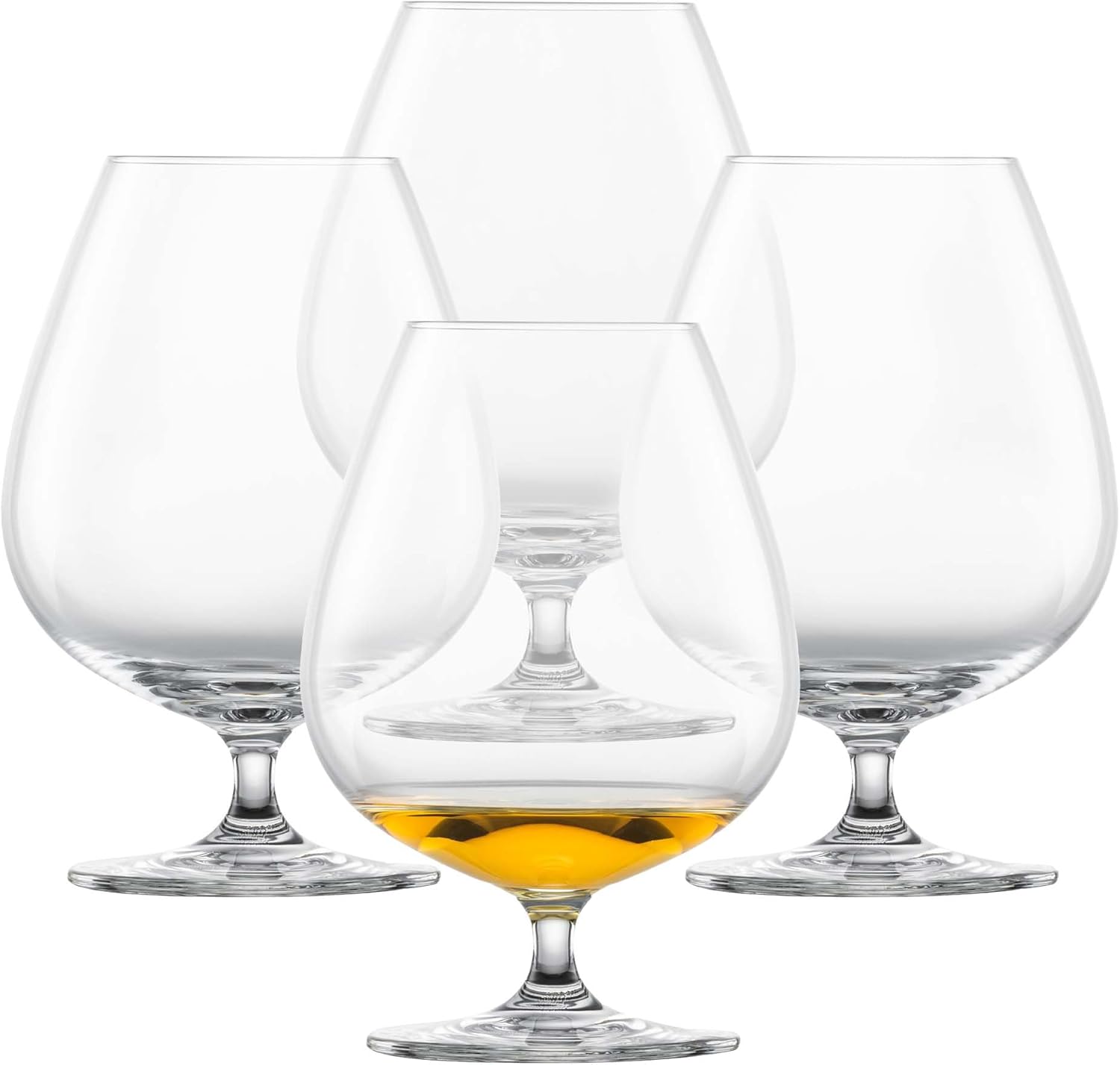 SCHOTT ZWIESEL Cognac Glass XXL Bar Special (Set of 4), Elegant Glasses for Cognac, Dishwasher Safe Tritan Crystal Glass, Made in Germany (Item No. 123633), Clear, Crystal