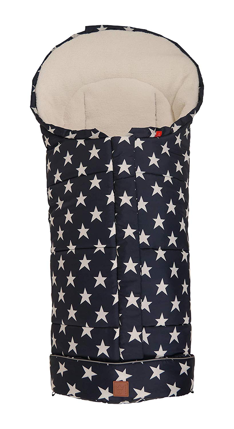 Kaiser Star Print Outdoor 6566422 Pushchair Footmuff Navy