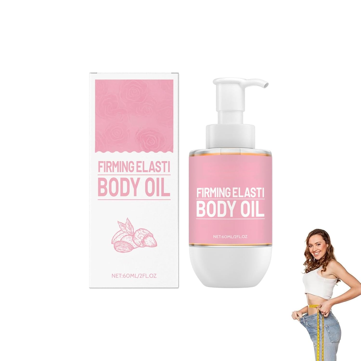 Woranb Body Firming Oil, Firming Elasti Body Oil, Glow Firming Body Oil, Firming Body Oil for Sagge Skin, Improves Fine Lines, Moisturises and Nourishes the Skin, Gentle Formula for All Skin Types (1)