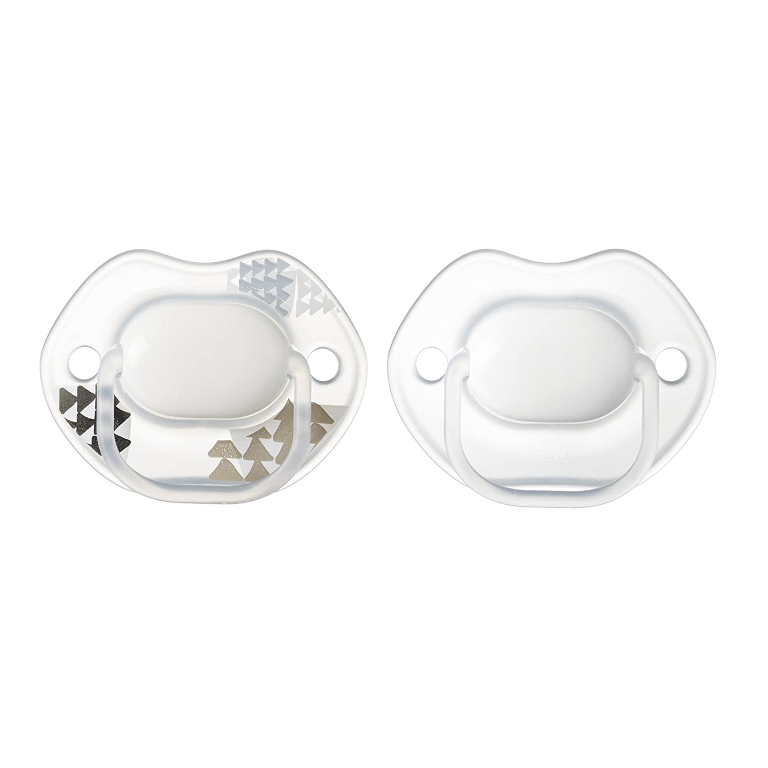 Tommee Tippee Urban Style Number 43341860 2X Dummy Physil Silicone Ogical/W, weiß