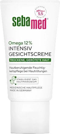 sebamed Intensive Omega 12% Face Cream for dry, reddened skin, 50 ml