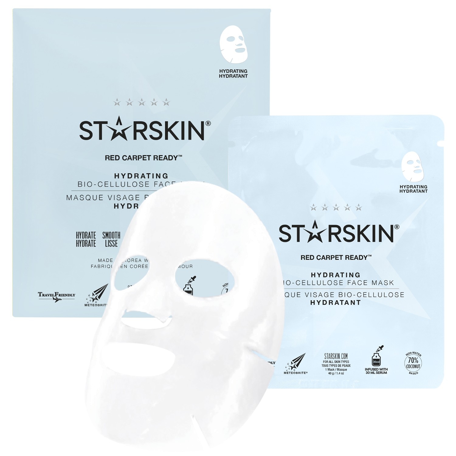 STARSKIN Red Carpet Ready™ Coconut Bio-Cellulose Hydrating Face Mask