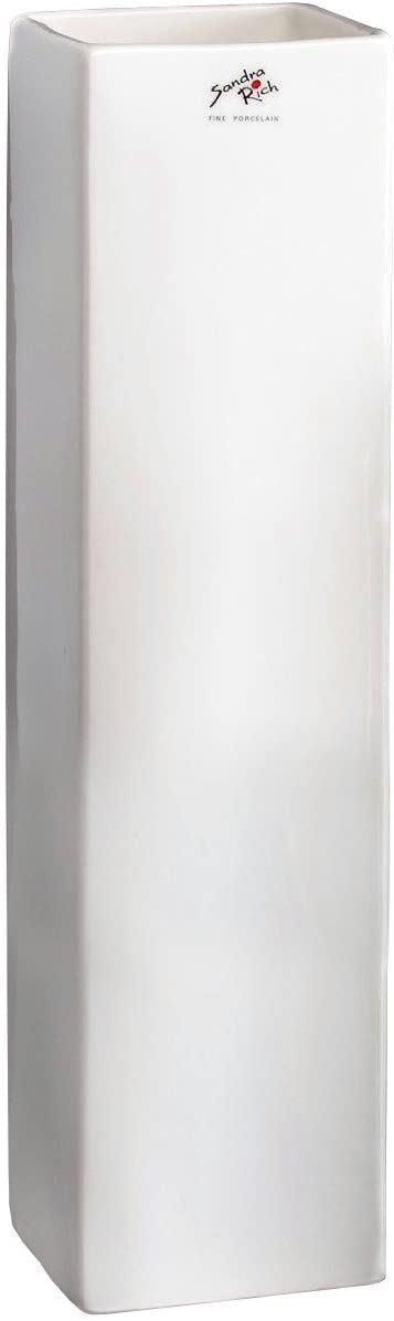 Sandra Rich porcelain vase SQUARE 24cm