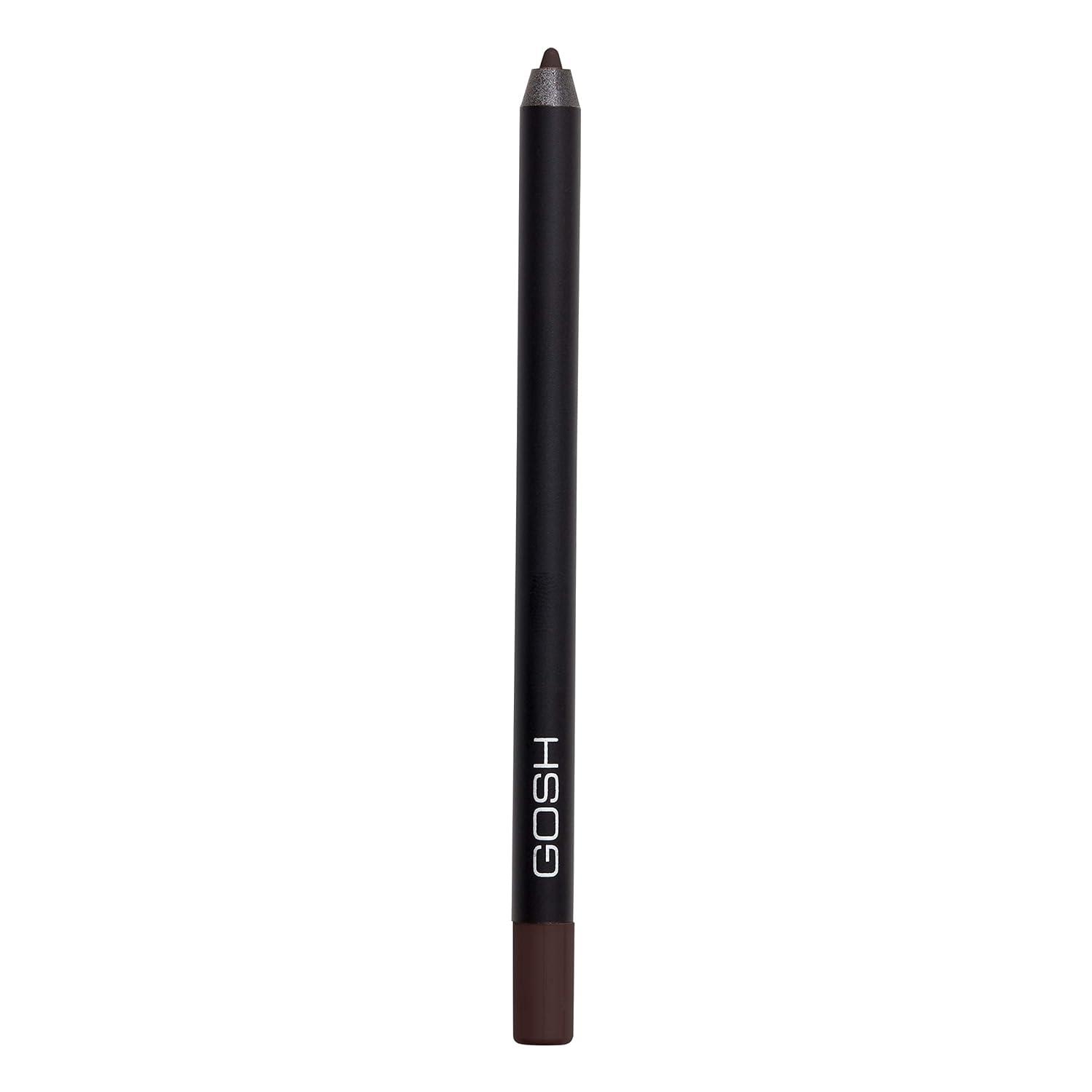 Gosh Velvet Touch Eyeliner & Kajal with soft texture for simple application I waterproof, perfume -free & high coverage I perfect to mascara i with a nourishing vitamin E & jojoba oil i truly brown