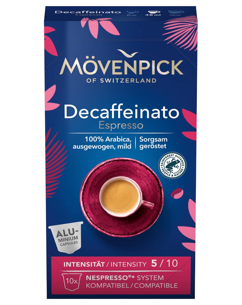 Mövenpick Decaffeinato Espresso, 10 Capsules