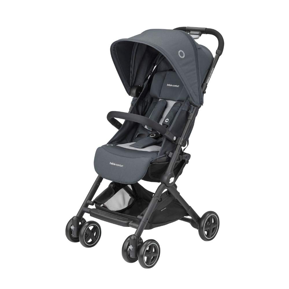 Maxi-Cosi Lara, leichter und kompakter Buggy, einfach zusammenklappbarer Kinderwagen, nutzbar ab ca. 6 Monate bis ca. 4 Jahre, max. 22 kg, Essential Graphite, grau