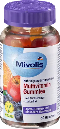 Mivolis Multivitamin Gummies 60 pcs, 120 g