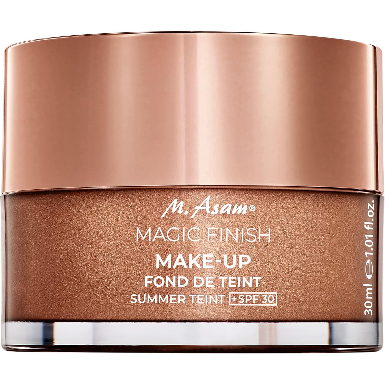 M. Asam Magic Finish Summer Complexion with SPF 30 (30 ml), 4-in-1 Primer, Make-up, Powder & Concealer, Concealers, Balances, Beautifies & Perfects Your - For Tanned Skin, Vegan