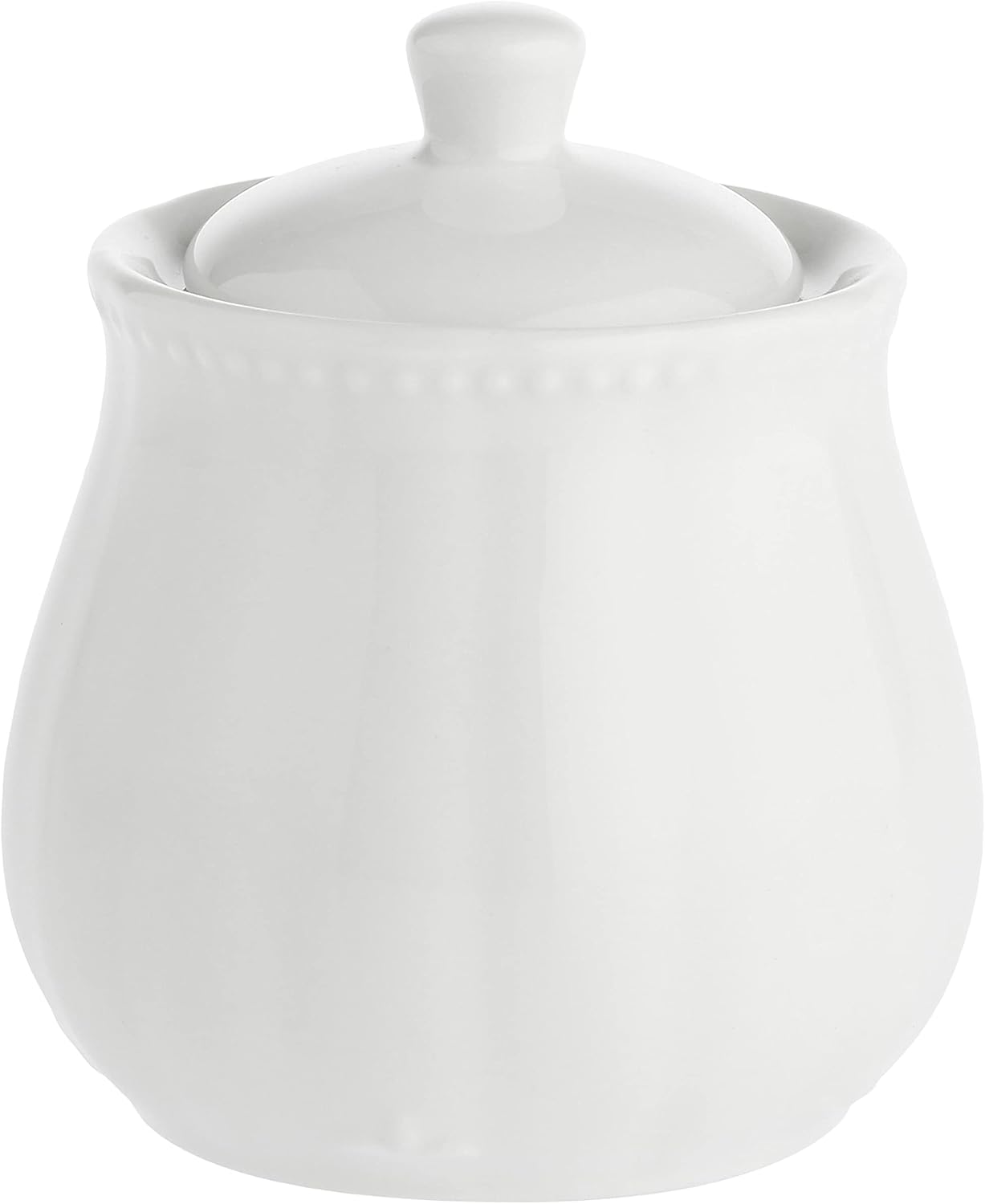 LA PORCELLANA BIANCA la Porcellana Ducale Sugar Bowl C/C Cc 220, Porcelain White, 12 x 12 x 3 cm