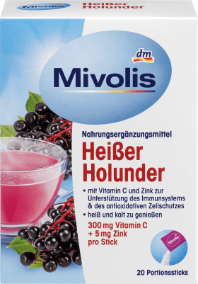 Mivolis Hot elderberry, portion sticks 20 pcs., 100 g