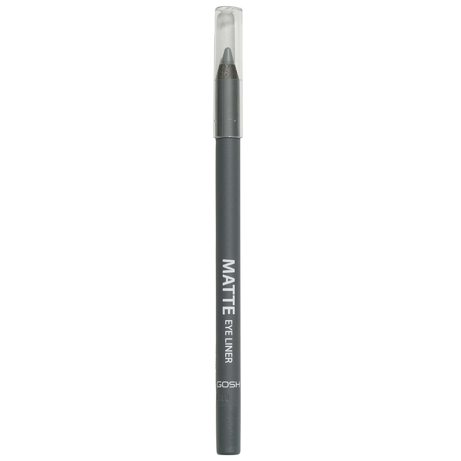 GOSH Matte Eyeliner in Intense Black, Creamy Soft Texture for Easy Application, High Coverage, Ideal for Smokey Eyes, Perfect with Mascara, Vegan & Fragrance-Free, 017 Classic Grey