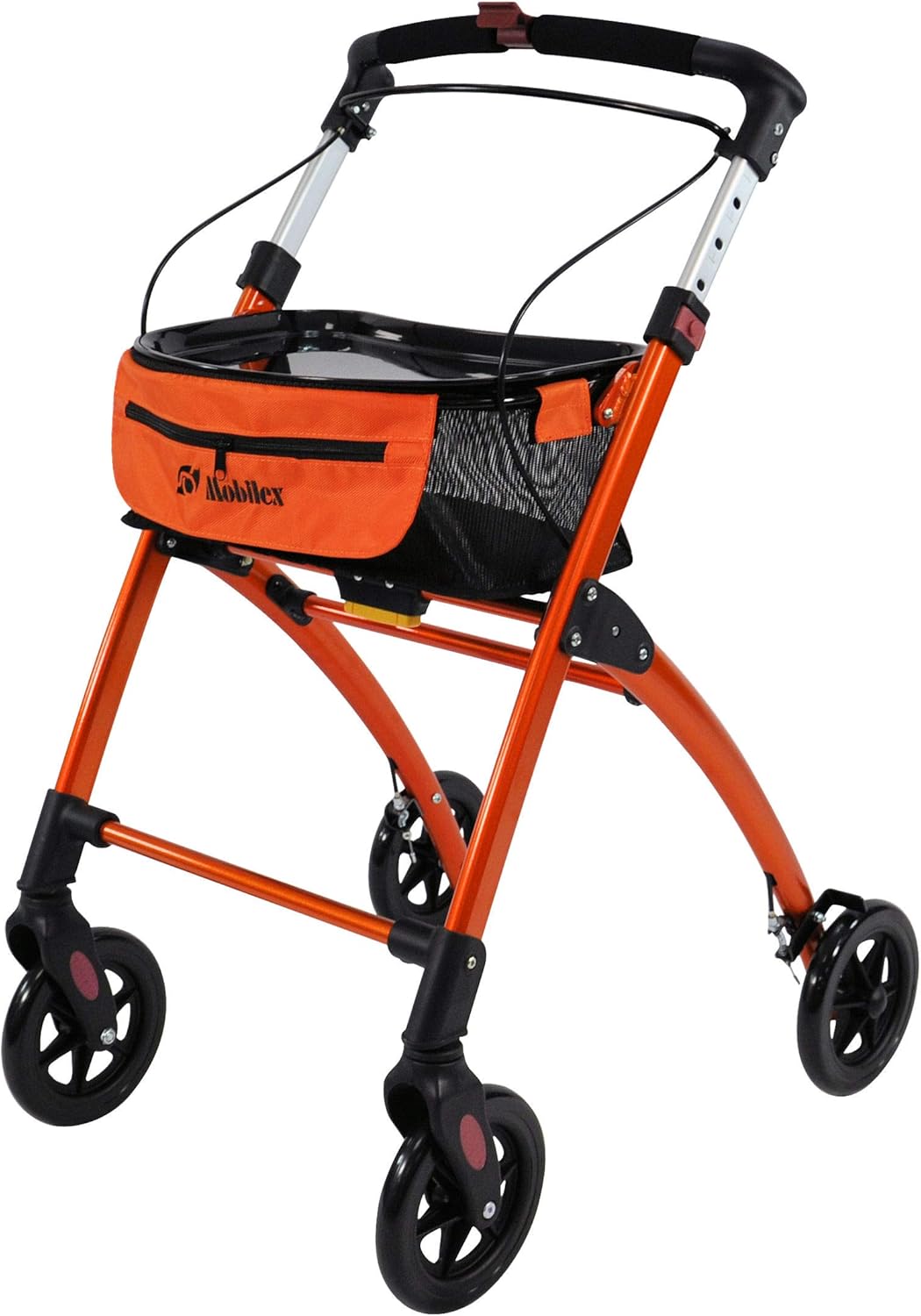 Mobilex Jaguar Indoor Rollator - Orange