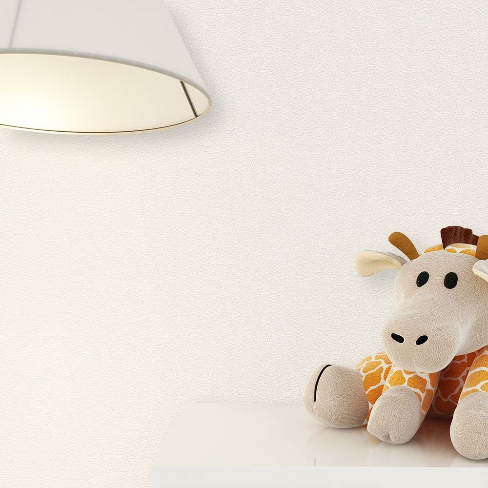 Newroom Design Newroom Children\'s Wallpaper Cream Plain Structure Plain Non-Woven Wallpaper Plain Colours