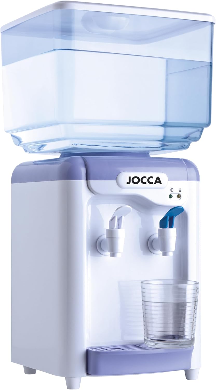 Jocca 1102 water dispenser with tank, white and purple, 23x23x47.5 cm