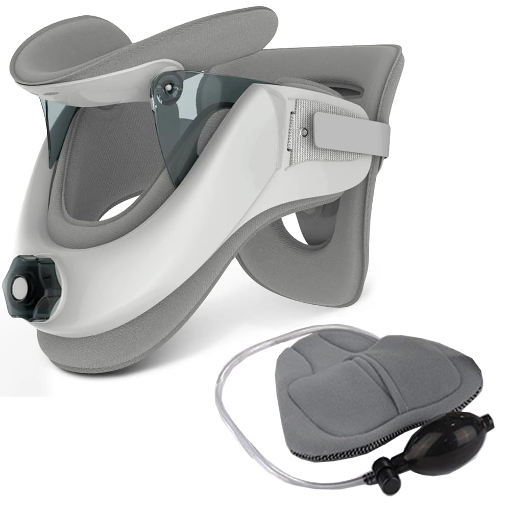 HEYOUTH Orthopedic Neck Support, Adjustable Neck Brace, Inflatable Neck Pain and Support that Decompresses the Neck and Relieves Neck Tension