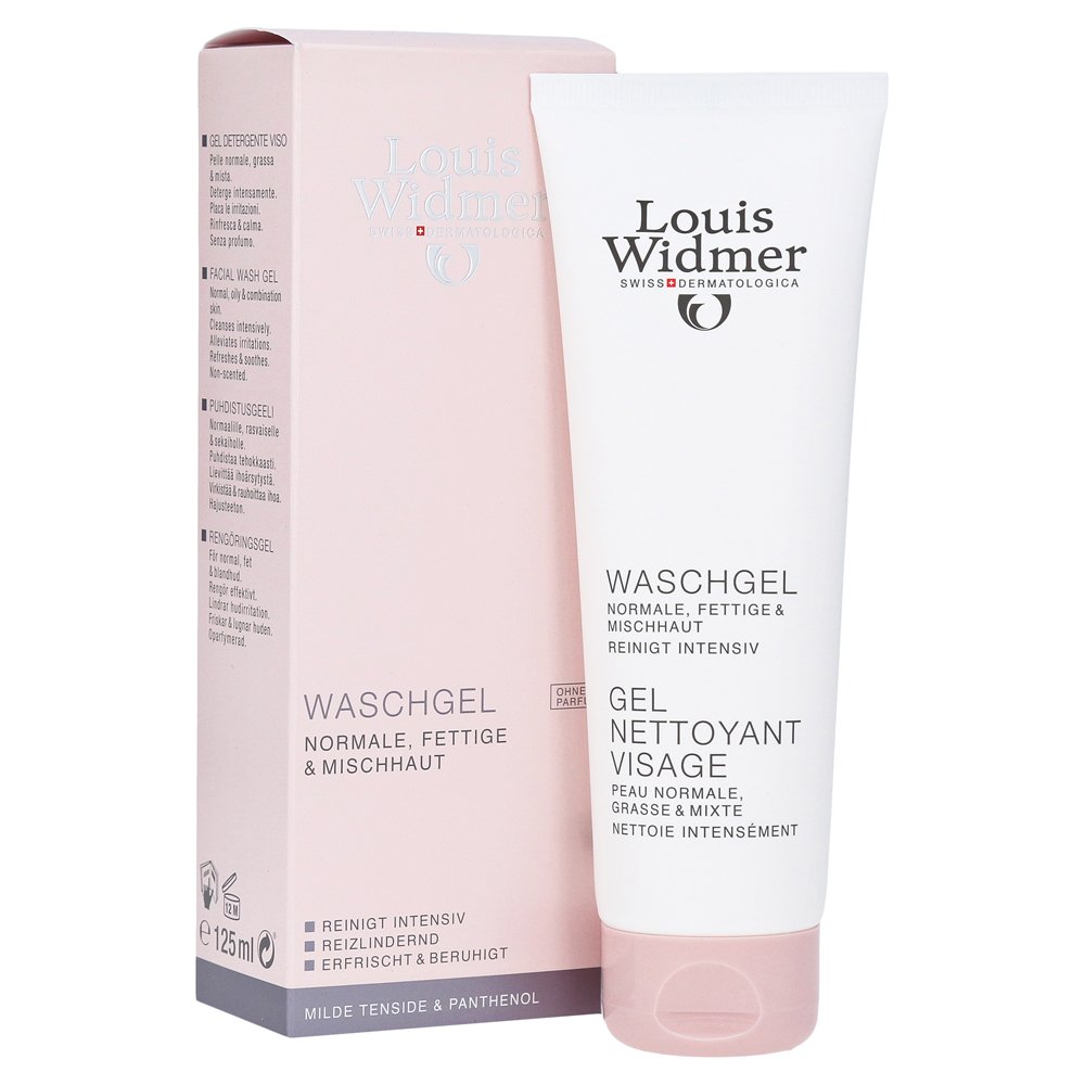 Louis Widmer Widmer Wash Gel Unperfumed, 125 ml