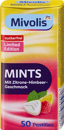 Mivolis Lemon-raspberry mints, sugar-free, 35 g