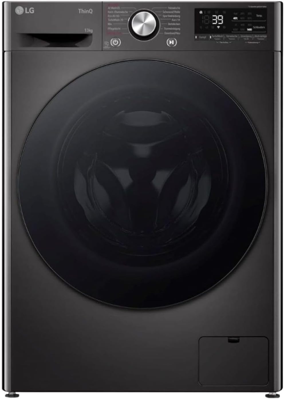 LG Electronics F4WR709YB Washing Machine | 9 kg | Energy A | Steam | Black