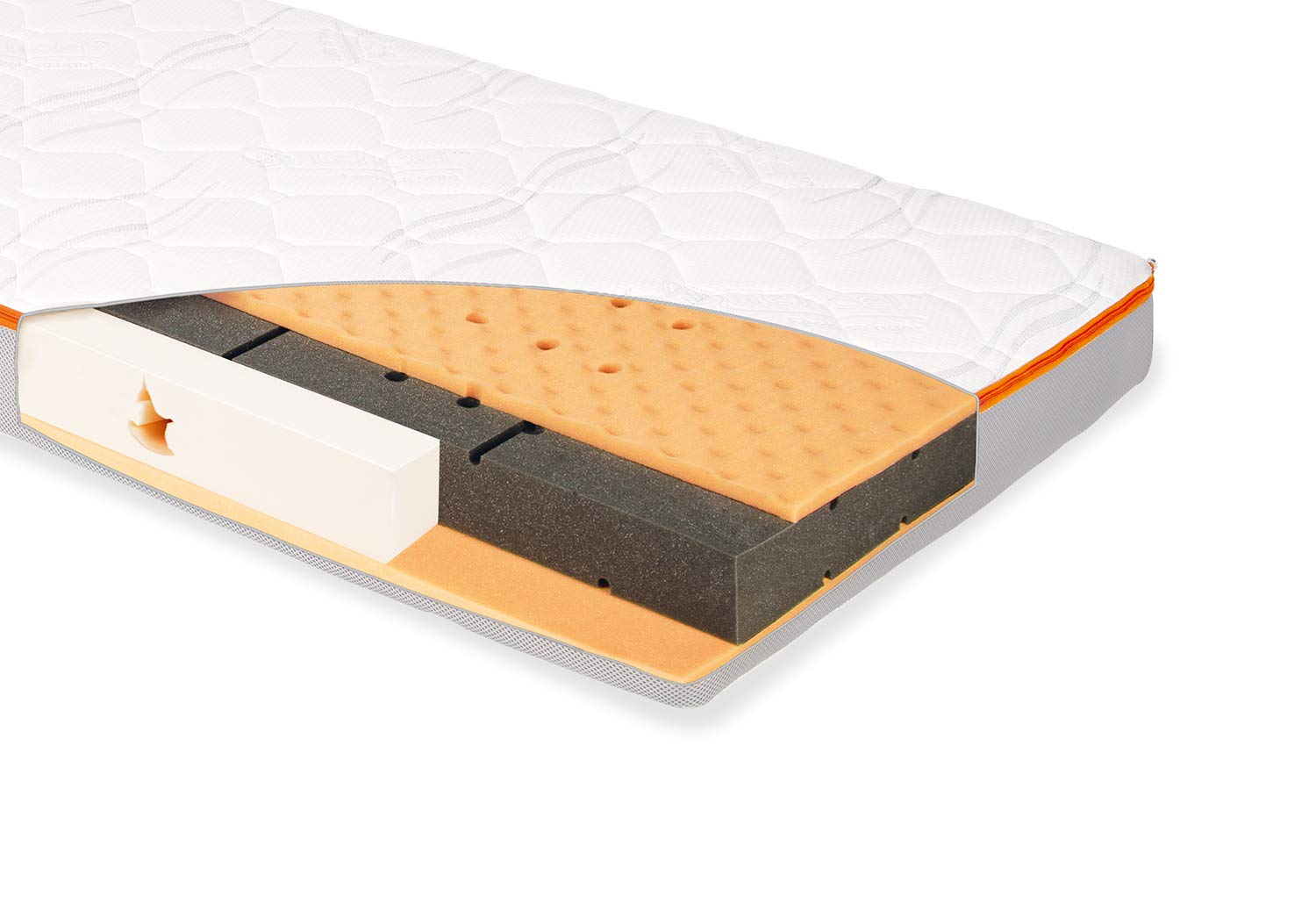 Pinolino Luna Cloud Mattress for Children and Cots 140 x 70 cm High Comfort and Protection White