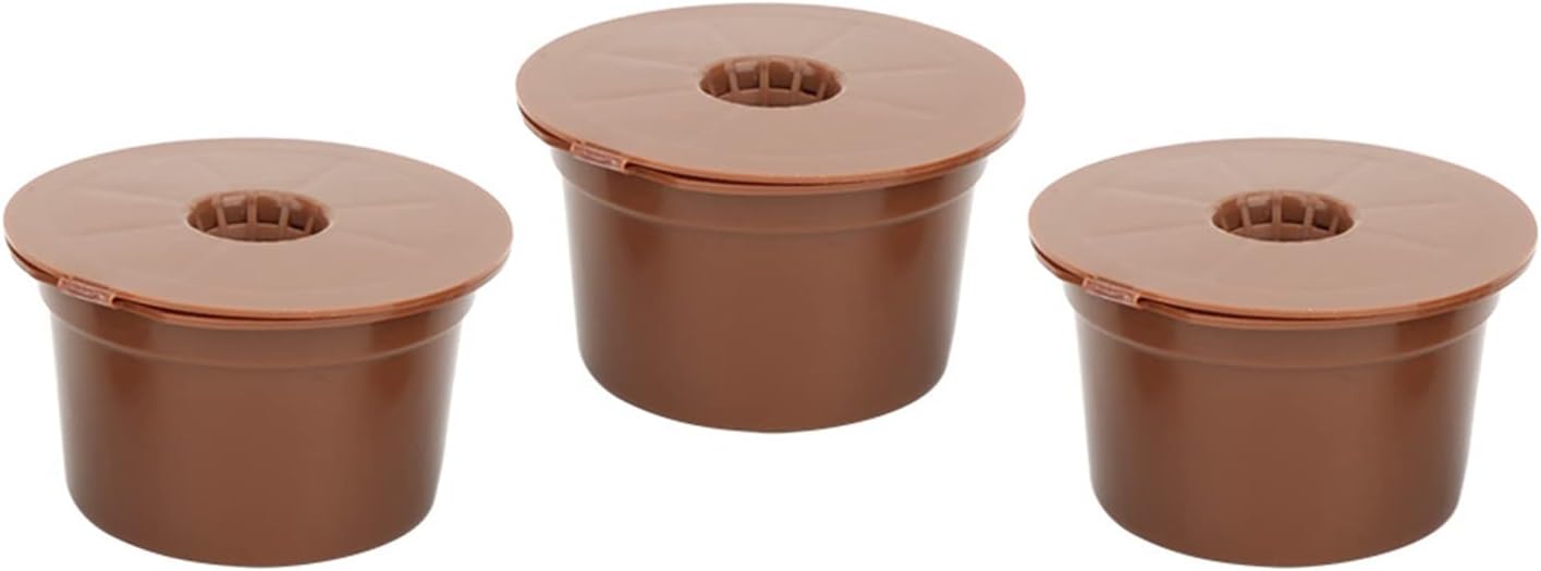 Reusable 3-Piece Coffee Capsule Sleeves Refillable Capsules Precisely Designed Accessories for Coffee Machines Save Money and Enjoy a Better Life for Caffitaly