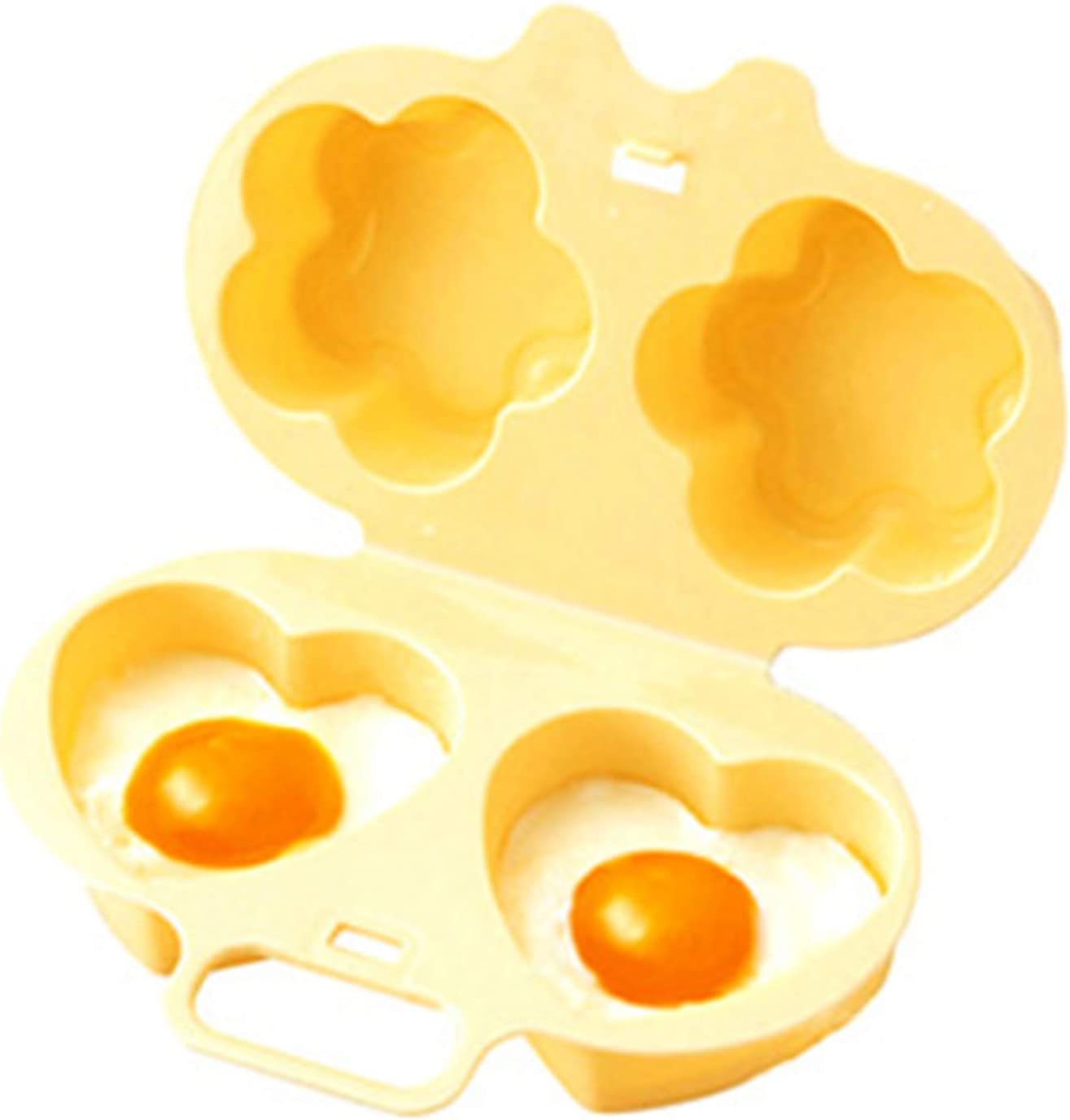 LEZED Microwave Egg Steamer Cooking Mold Microwave Egg Boiler Egg Maker for Boiled Eggs Plastic Egg Cooker Microwave Egg Poached Eggs Egg Boiler Kitchen Cooking Tool Kitchen Accessories