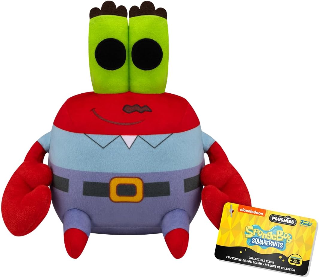 Funko Pop! Plush: Spongebob Squarepants 25th - Mr. Krabs - Plush toy - Birthday gift idea - Official merchandise - Filled plush toys for children and adults - Ideal for TV fans