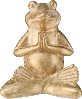 Dekorieren & Einrichten Decorating & Furnishing Yoga Frog, gold look (10 cm), 1 pc