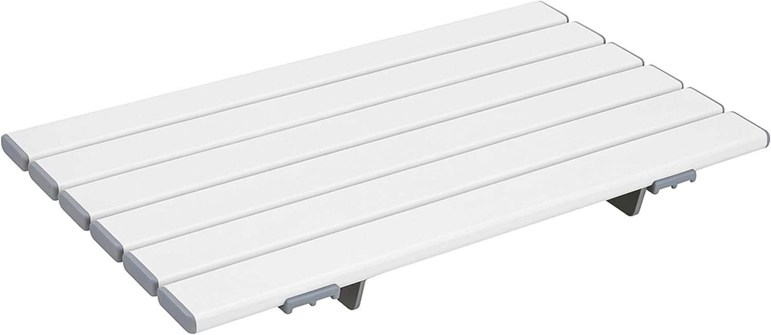 The Helping Hand Company Shower board, shower seat, 66 cm / 68.6 cm / 71.1 cm – adjustable bathtub board for the elderly, disabled or recreation, non-slip bathtub and shower support bench for washing, personal hygiene