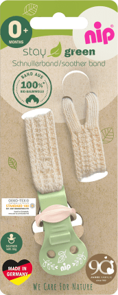 NIP Pacifier strap green, 1 pc
