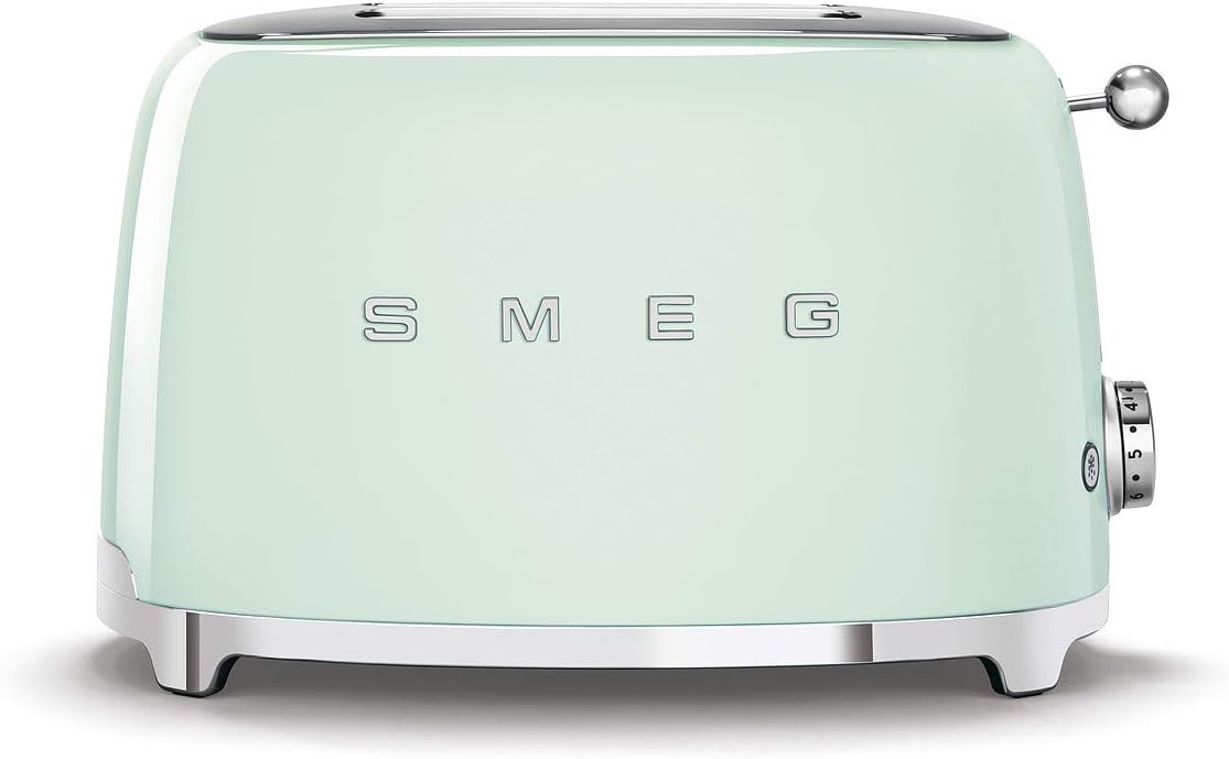 Smeg TSF01PGEU 2 Slice Toaster Pastel Green