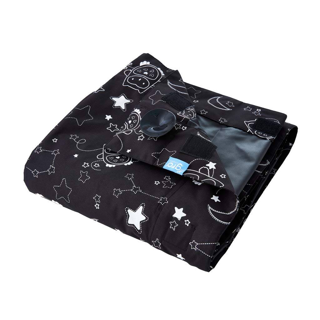 Tommee Tippee Gro Anywhere Blind Ollie Owl Portable Blackout Roller Blind, 130 x 198 cm, Black