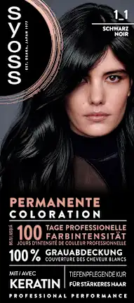 Syoss Hair color 1_1 Black, 1 piece