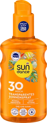 Transparent sun spray SPF 30, 200 ml