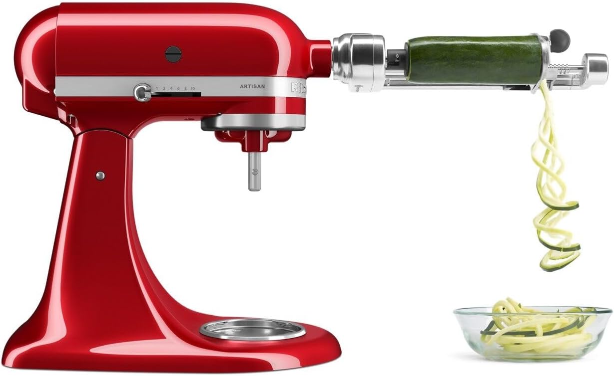 KitchenAid KSM1APC Spiralizer Attachment with Peel, Core and Slice