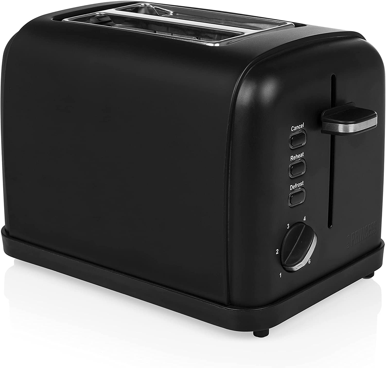Princess 01.142396.01.001 Toaster Stainless Steel Black