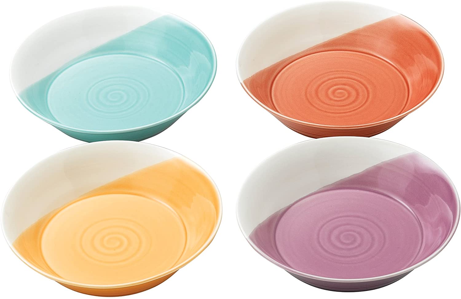 Royal Doulton Bright Mixed Patterns 7.25-inch Serving Bowl Set, Multi-Colour