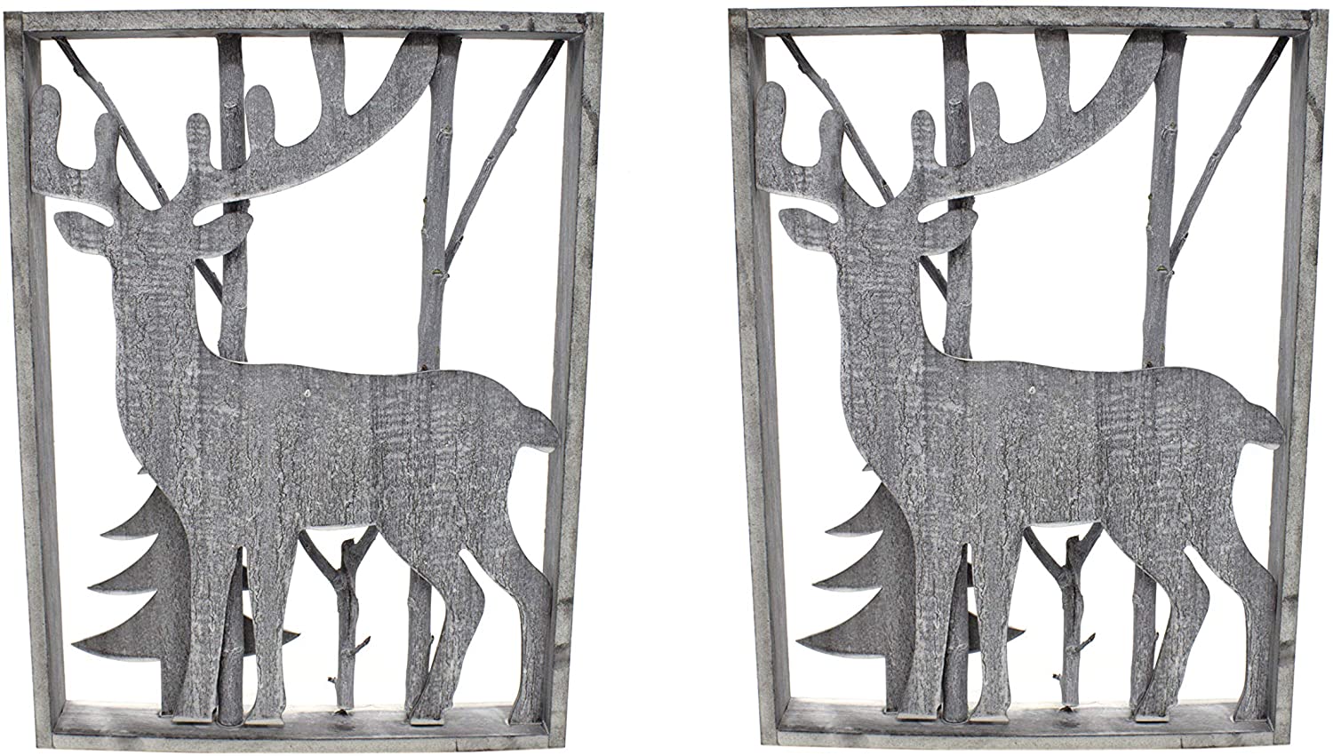 DARO DEKO Daro Decorative Wooden Sculpture Frame Grey-White 30 Cm X 40 Cm